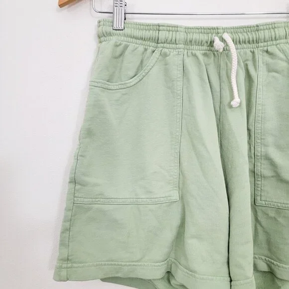 Big Bud Press Sweat Shorts in Light Green Small - Picture 2 of 7